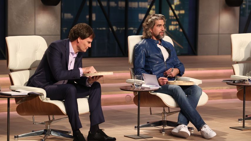 Die "Die Höhle der Löwen"-Investoren beim Pitch von Mamas Falafelteig