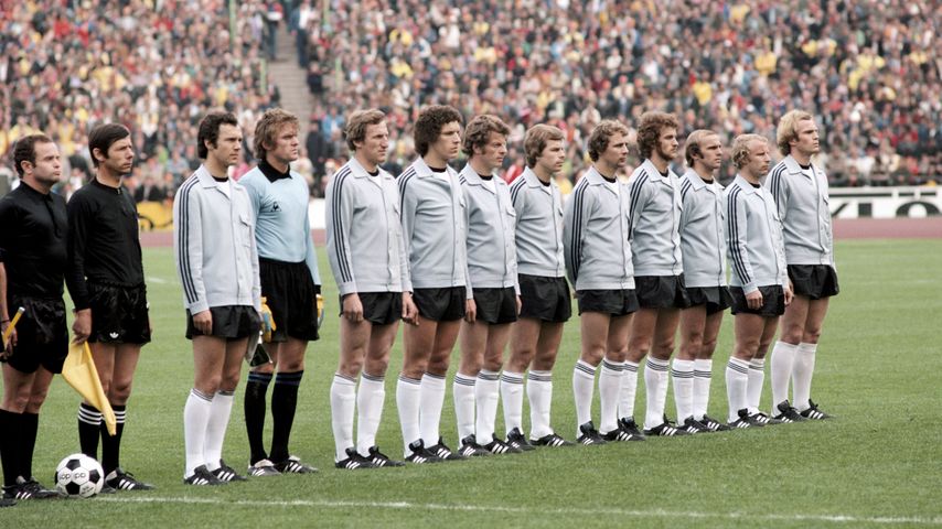 Die Mannschaft rund um Franz Beckenbauer, Sepp Maier und Berti Vogts bei der EM 1976