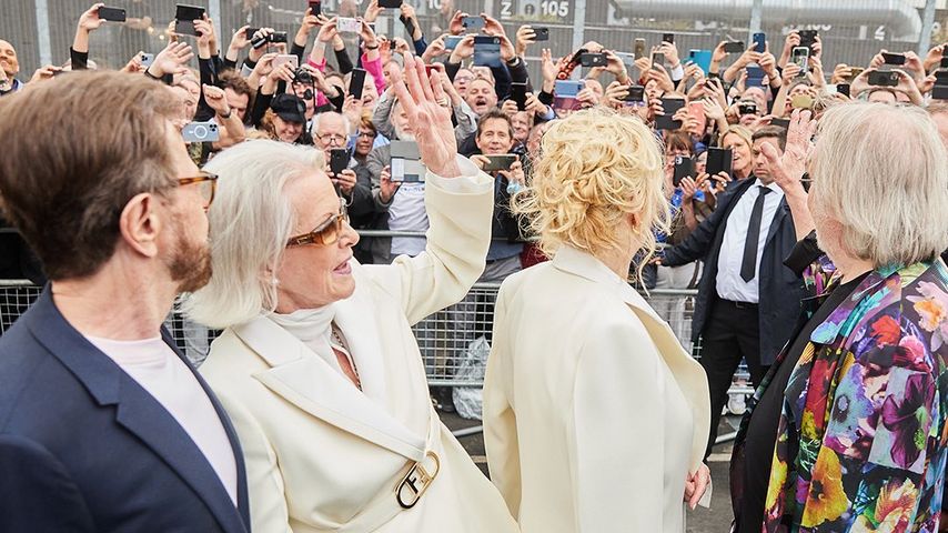 Die Mitglieder von ABBA im Mai 2022