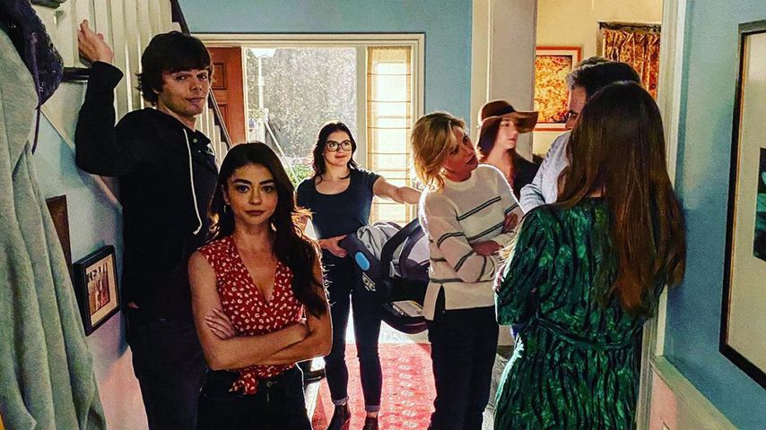 Die "Modern Family"-Stars am Set