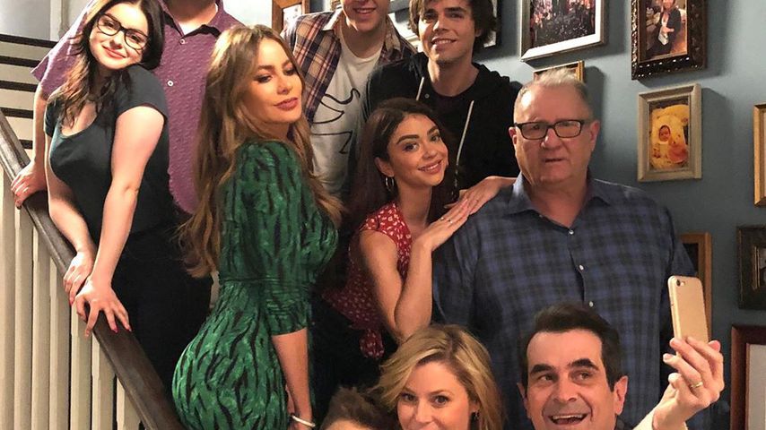 Die "Modern Family"-Stars am Set