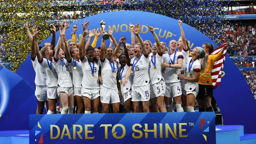 Die US-Fußballnationalmannschaft der Frauen bei der WM 2019 in Frankreich