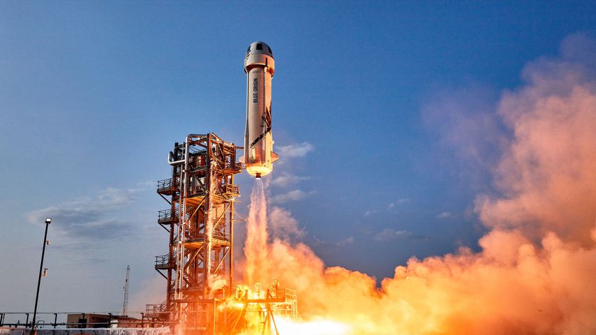 Die New-Shepard-Rakete von Blue Origin