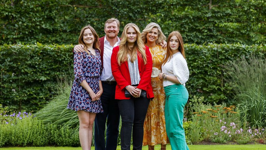 Die niederländische Königsfamilie im Juli 2021