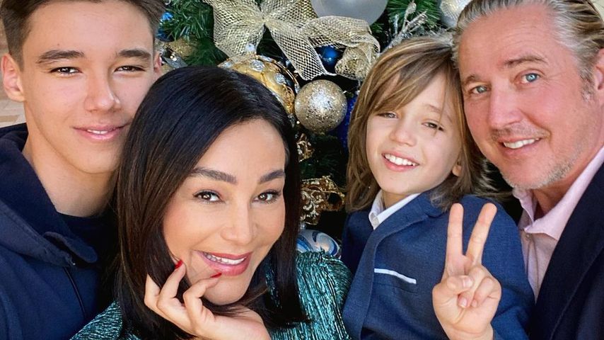 Verona und Franjo Pooth mit ihren Söhnen San Diego und Rocco