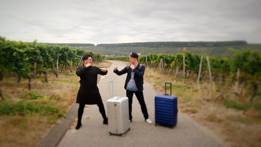 Die Profitänzer Erich Klann und Valentin Lusin