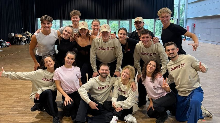 Die Profitänzer von "Let's Dance" bei den Proben zur Tour
