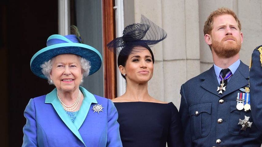 Die Queen, Herzogin Meghan und Prinz Harry