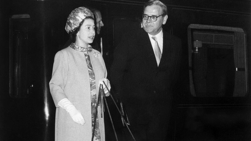 Die Queen mit vier Hunden im Jahr 1969