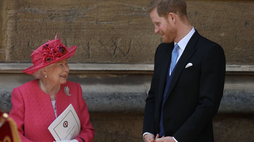Die Queen und ihr Enkel Prinz Harry