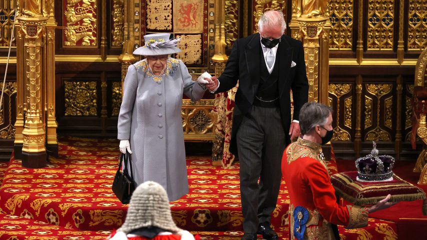 Die Queen und Prinz Charles bei der Parlamentseröffnung 2021