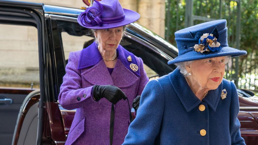 Prinzessin Anne und Queen Elizabeth II. in London