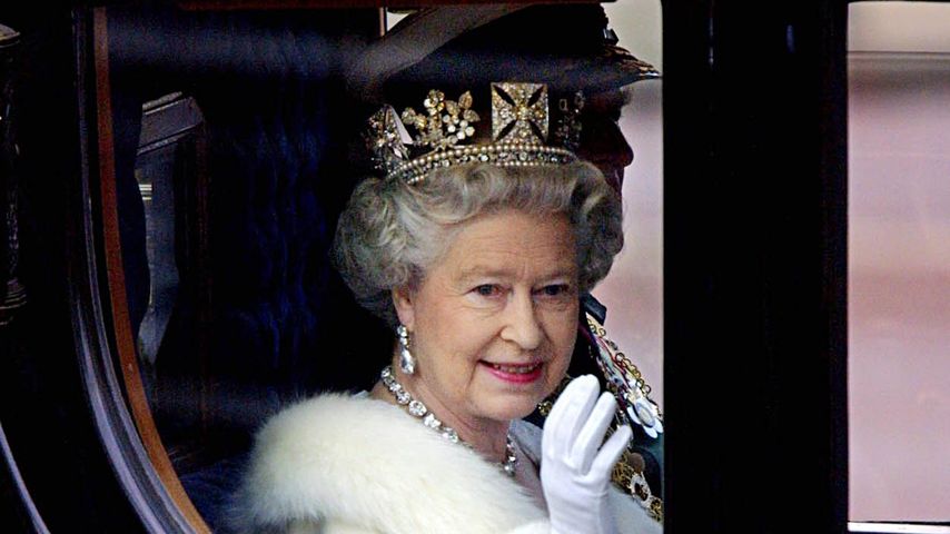 Die Queen im Dezember 2000