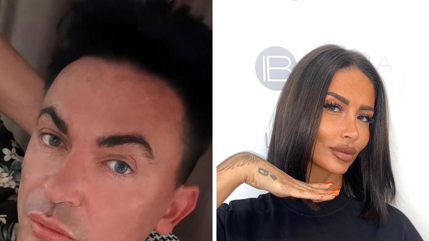Matthias Mangiapane kritisiert PBB-Teilnehmerin Christina Dimitriou, Collage.