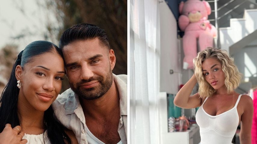 Collage: Aleksandar Petrovic mit Freundin Vanessa Nwattu und sein angeblicher Flirt Emmy Russ.
