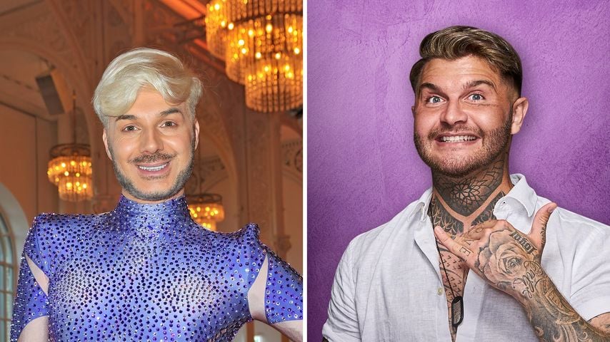 Collage: Sam Dylan und Kevin Platzer sind "Die Realitystar Academy"-Dozenten.