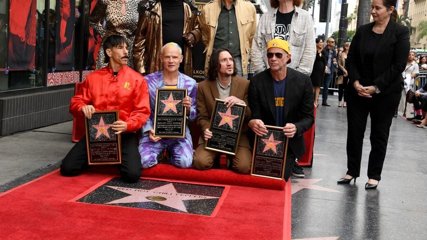Die Red Hot Chili Peppers enthüllen ihren Walk-of-Fame-Stern