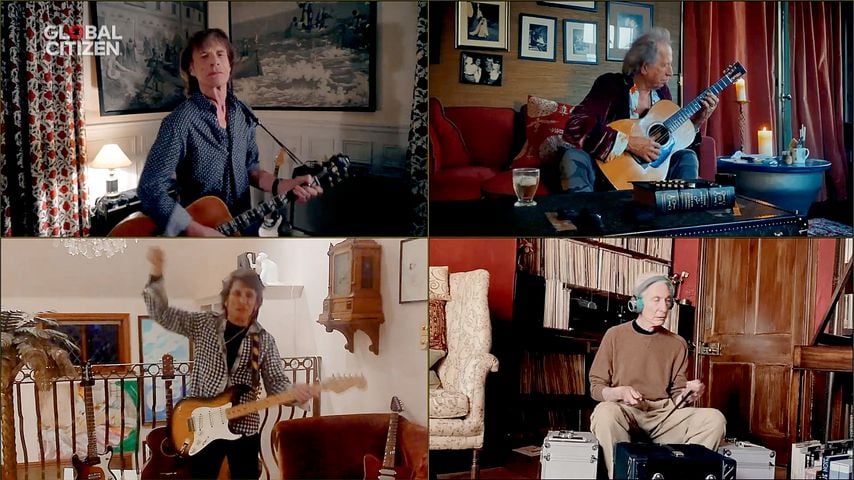 Die Rolling Stones beim "One World: Together At Home"-Benefiz-Konzert