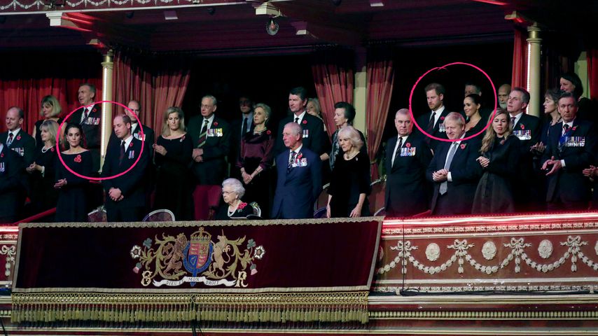 Eiszeit bei William und Harry? Hier sitzen sie weit entfernt
