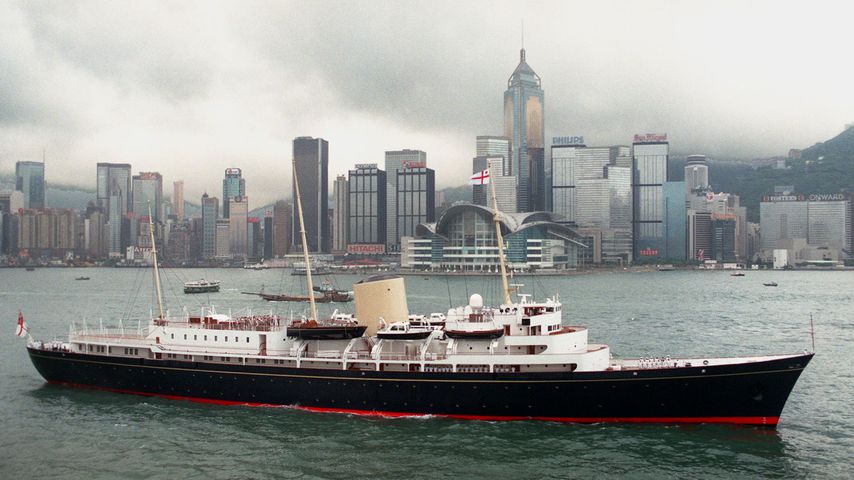 Die Royal Yacht Britannia in Hongkong