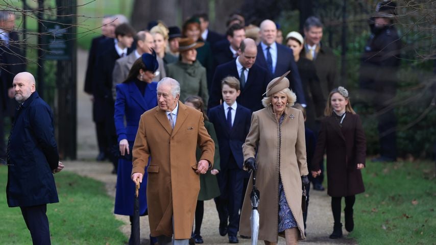 Die britischen Royals am 25. Dezember 2023