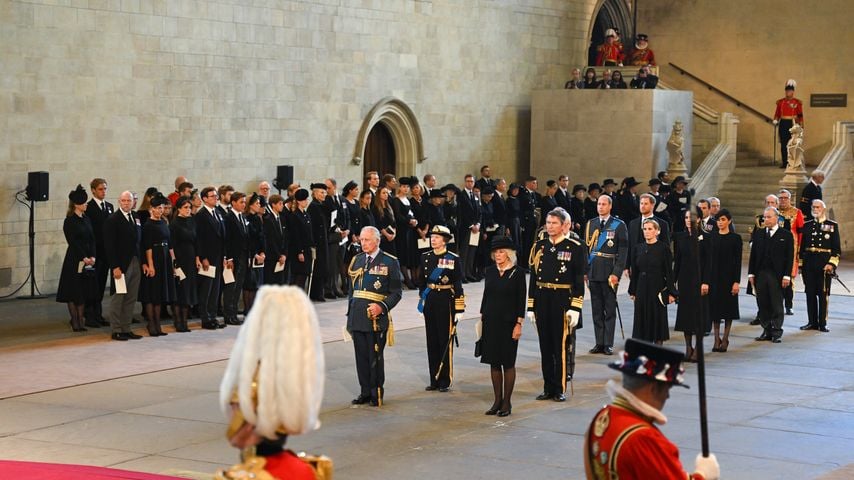 Die Royals beim Gottesdienst für die Queen