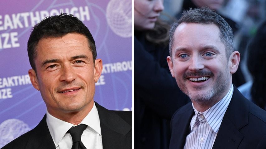 Elijah Wood & Orlando Bloom für "The Gentlemen" im Gespräch