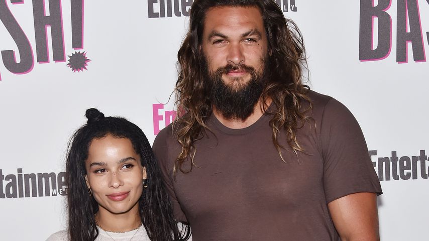 Die Schauspieler Zoe Kravitz und Jason Momoa