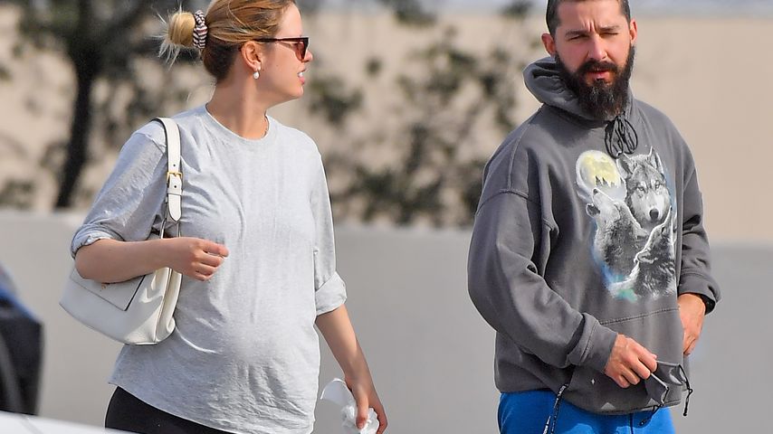 Mia Goth und Shia LaBeouf im Januar 2022