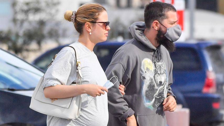 Mia Goth und Shia LaBeouf im Januar 2022