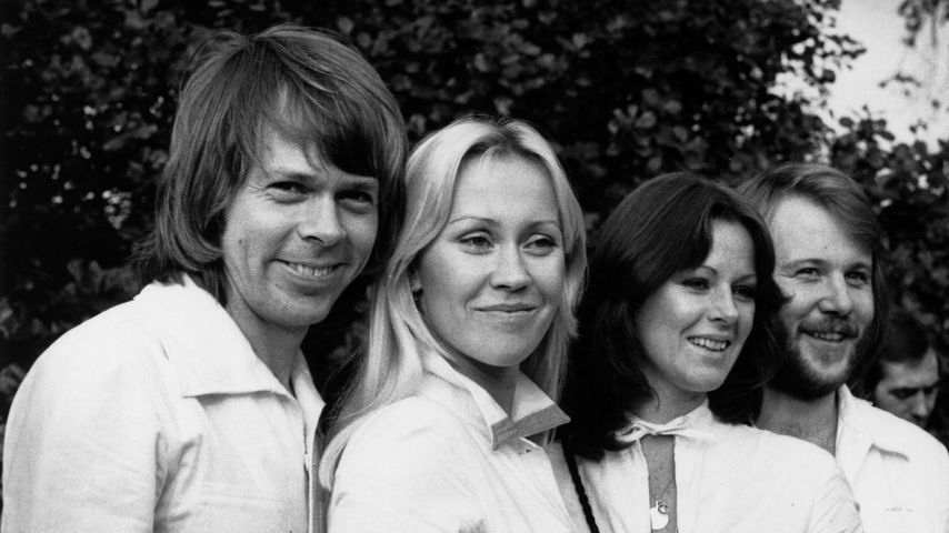 Die schwedische Band ABBA in London, 1976