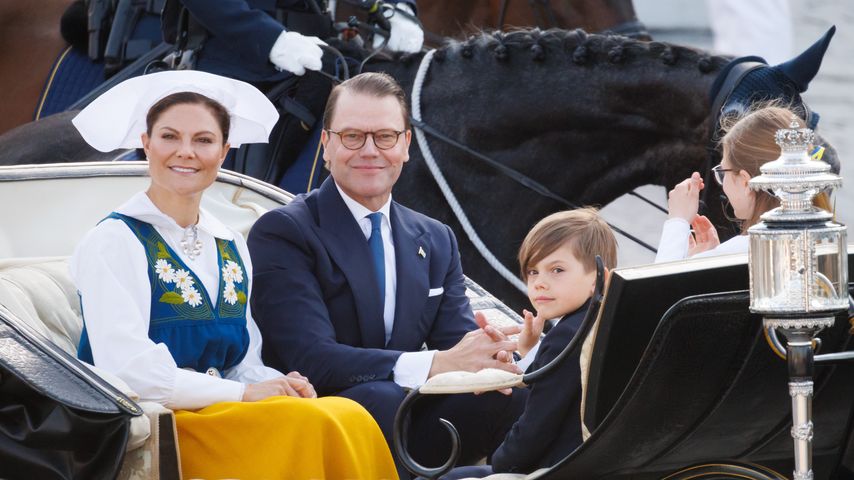 Die schwedische Königsfamilie am Nationalfeiertag in Stockholm 2023