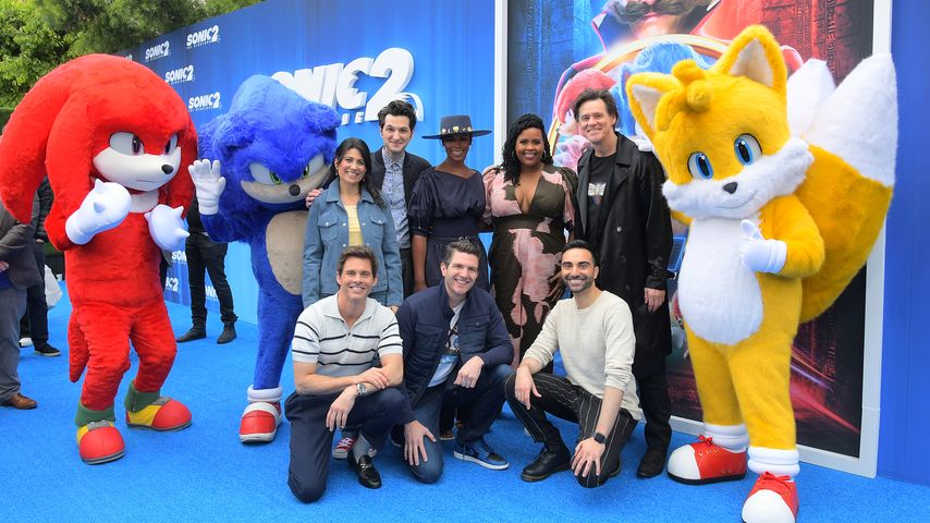 Die "Sonic The Hedghog 2"-Crew im April 2022