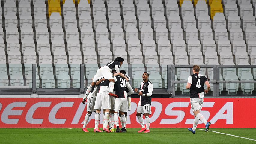 Die Spieler von Juventus Turin