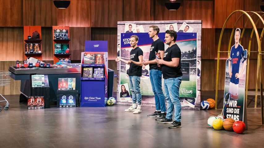 Mirko Lauterbach, Michael Janek und Fabi Bönsch bei "Die Höhle der Löwen"