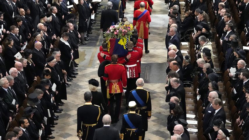 Die Trauerfeier für Queen Elizabeth II. in der Westminster-Abbey-Kirche