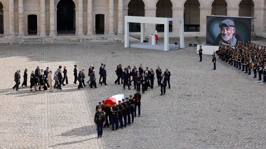 Die Trauerfeier von Jean-Paul Belmondo in Paris im September 2021