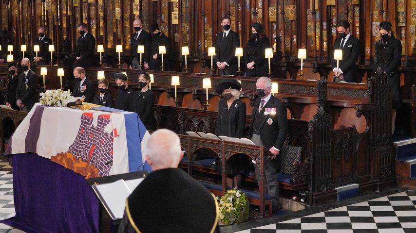 Die Trauergemeinde in der St. George's Chapel