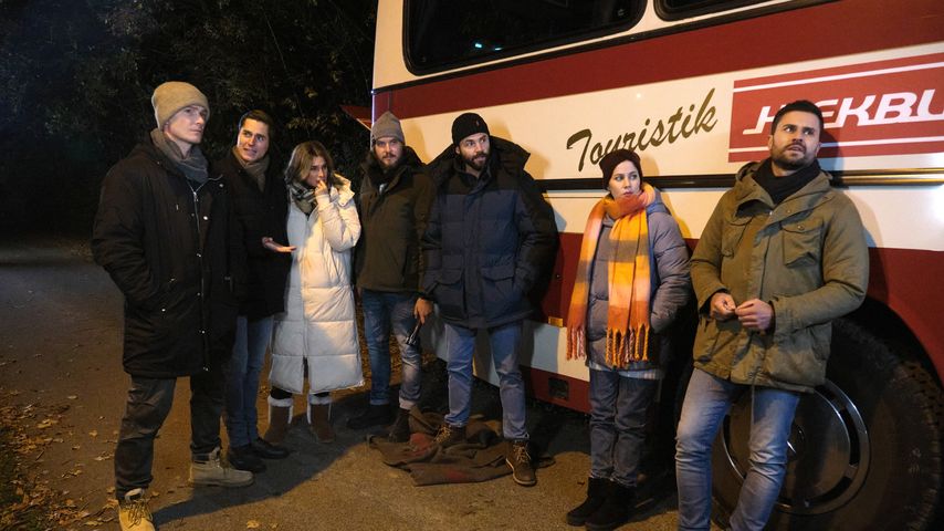 Die "Unter uns"-Stars beim Dreh