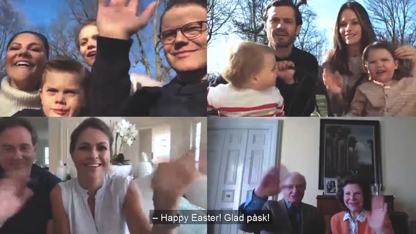 Die Videokonferenz der schwedischen Royals an Ostern 2020
