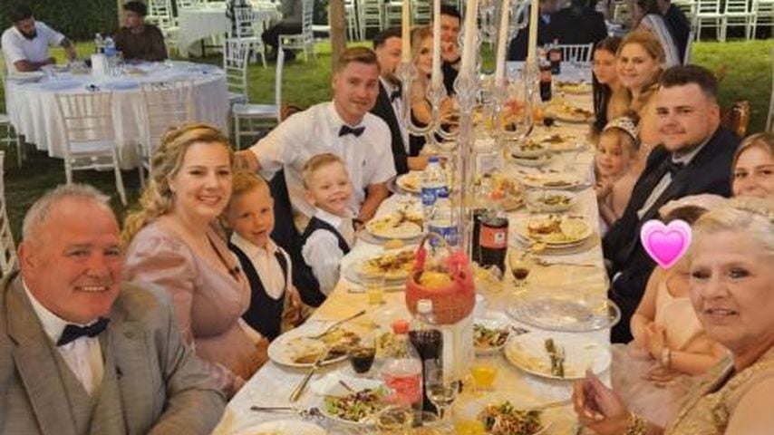 Die Wollnys auf Loredanas Hochzeit, April 2025