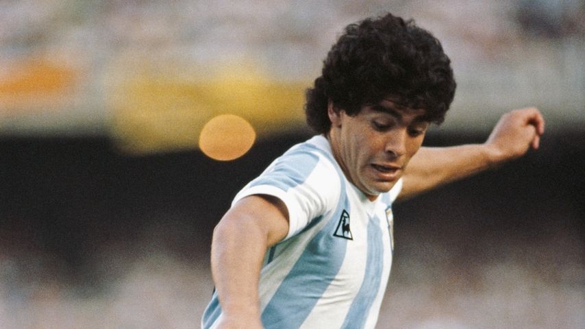 Diego Maradona im Jahr 1985