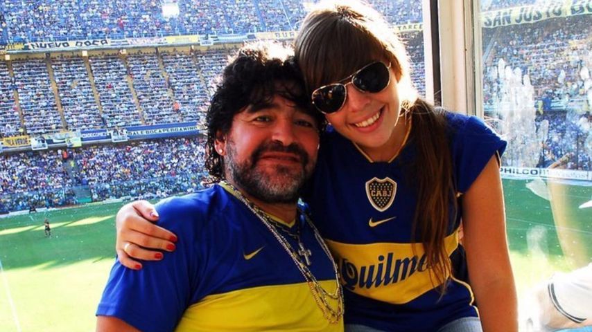 Diego Maradona und seine Tochter Dalma