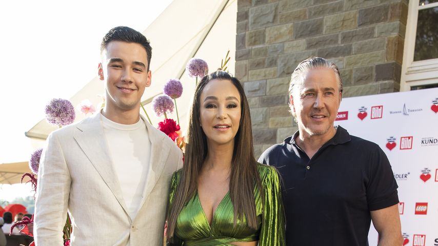 Diego,Verona und Franjo Pooth im Juni 2024