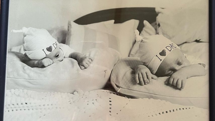 Diego und Jenna Büchner als Babys