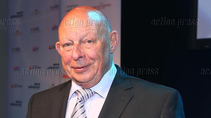 Dieter Adler bei der Verleihung des Sportjournalistenpreises 2015