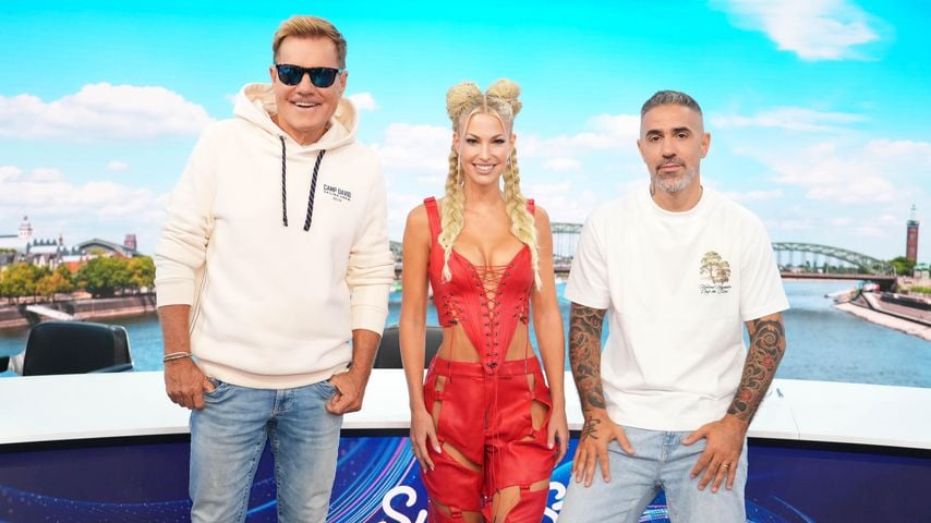 Die DSDS-Jury Dieter Bohlen, Isi Glück und Bushido