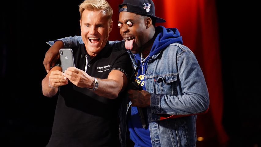 Dieter Bohlen mit "Supertalent"-Kandidat Steven Jones
