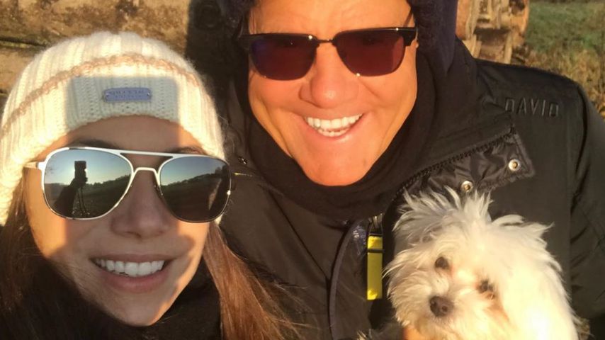 Dieter Bohlen mit seiner Carina und ihrem Hund im November 2019