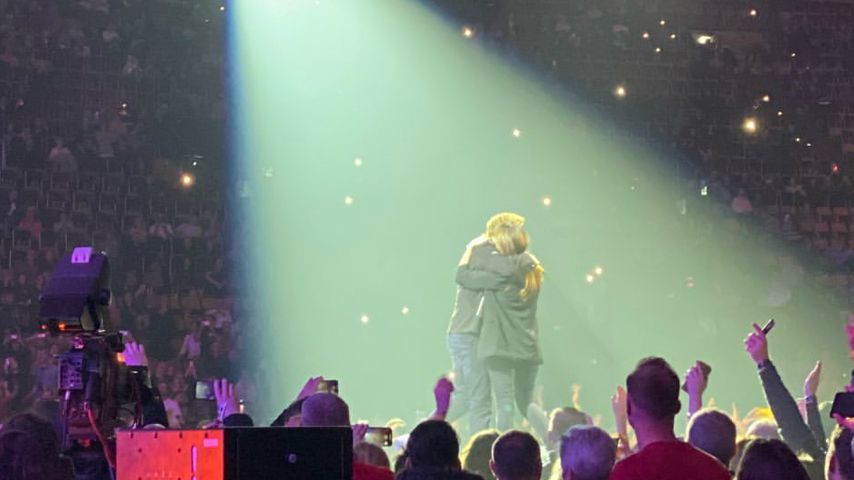 Dieter Bohlen und Carina Walz beim Tour-Abschluss der "Mega-Tournee"